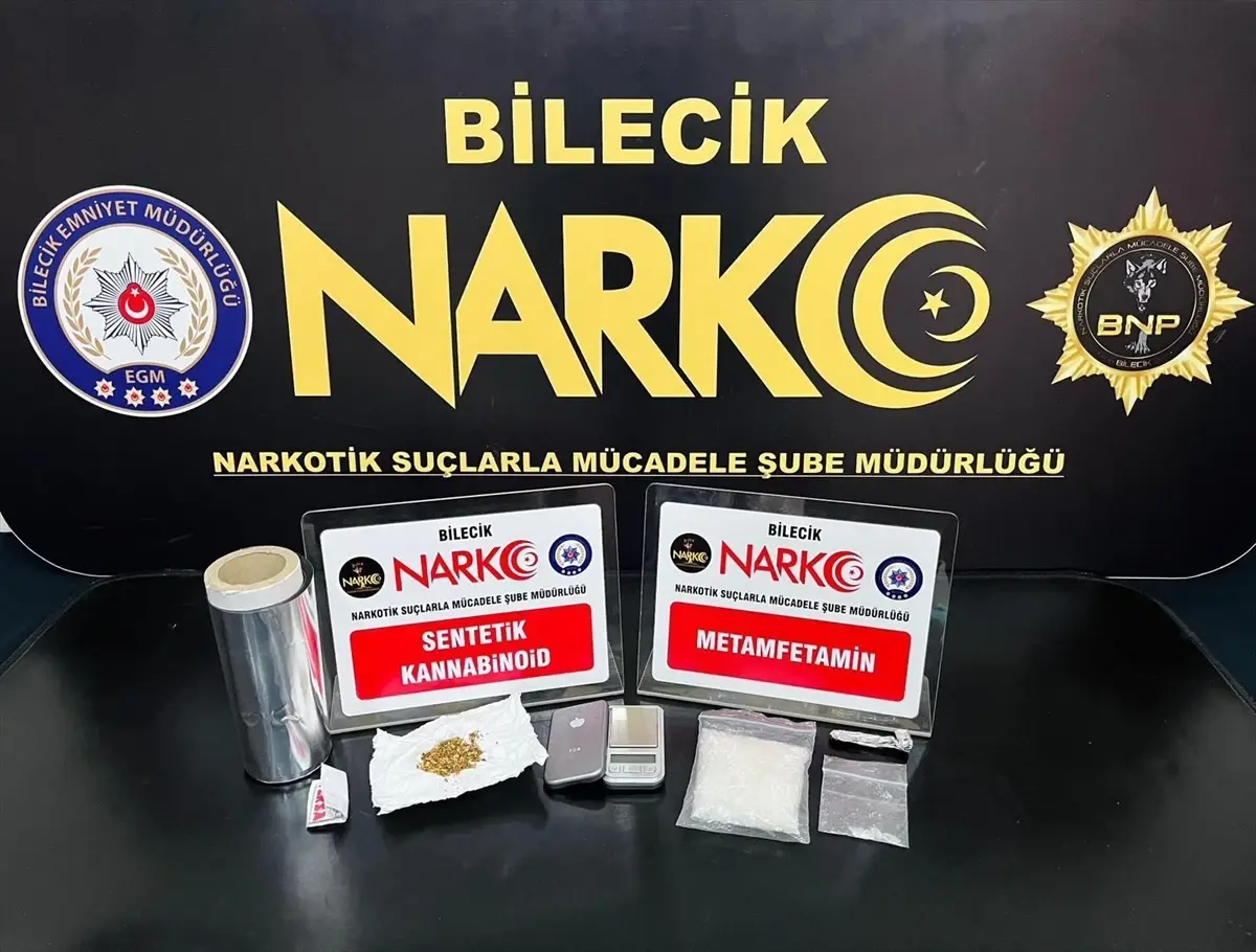 Bilecik’te Uyuşturucu Operasyonu: 2 Tutuklama