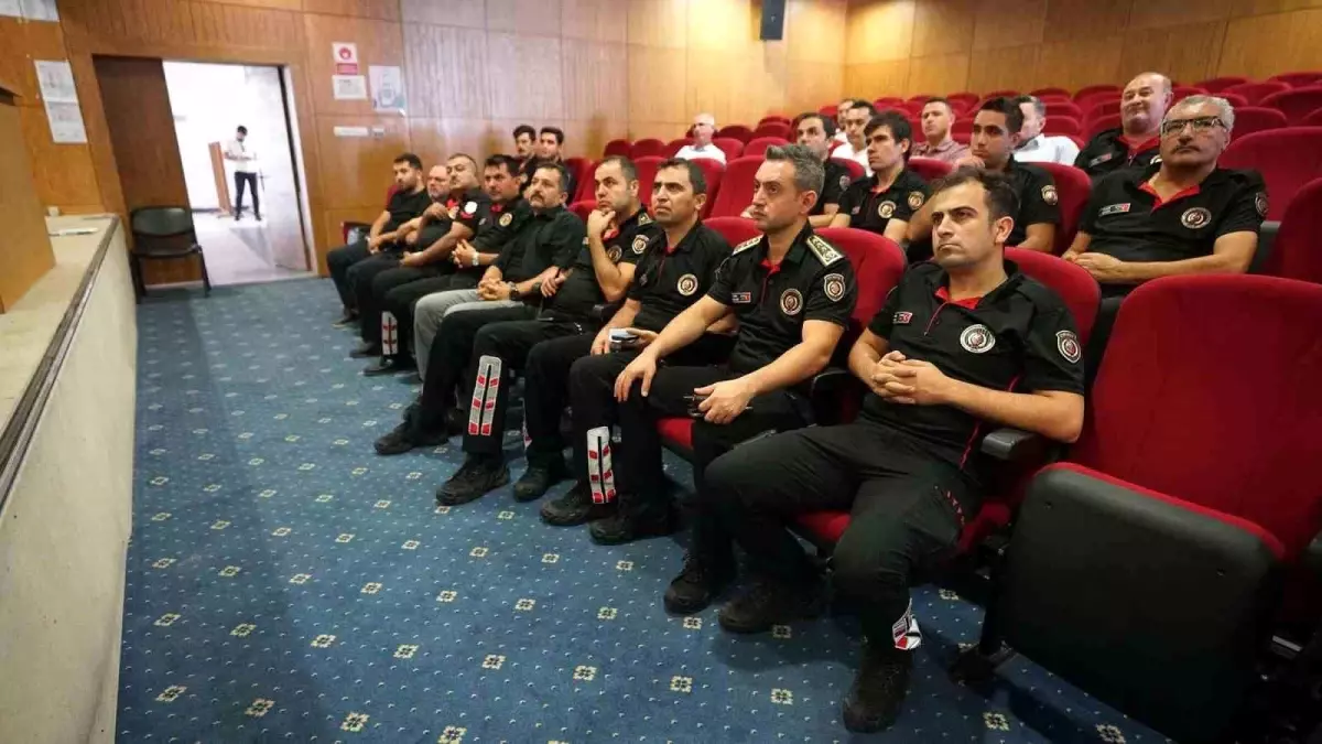 Kahramanmaraş’ta İtfaiye Personeline Güvenlik Eğitimi
