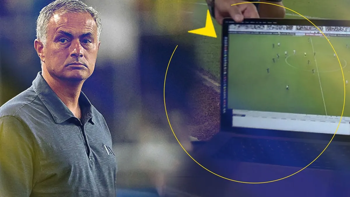 Mourinho’nun o hareketi Avrupa basınını ayağa kaldırdı! Antalyaspor-Fenerbahçe maçında “Eksantrik davranış”