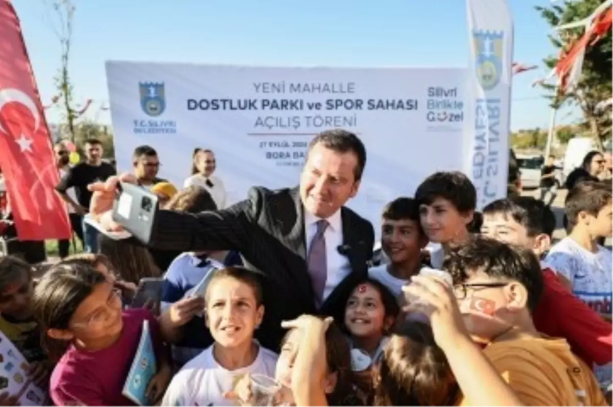 Silivri’de Dostluk Parkı ve Spor Sahası Açıldı
