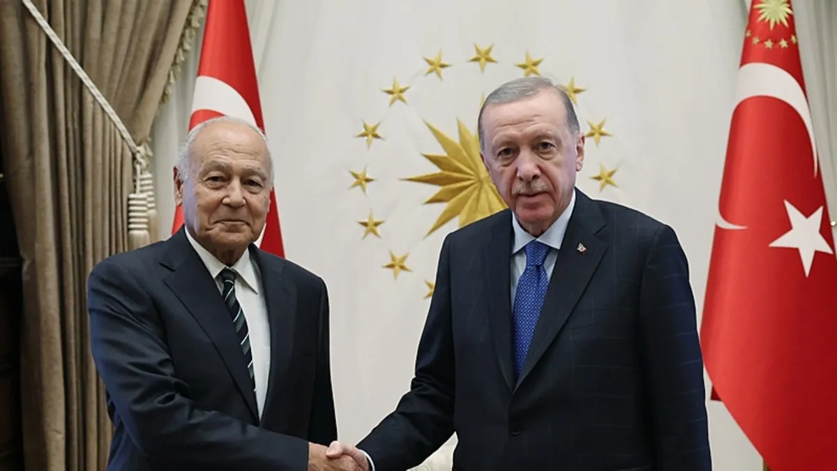 Başkan Erdoğan, Arap Birliği Genel Sekreteri Ebu Gayt’ı kabul etti
