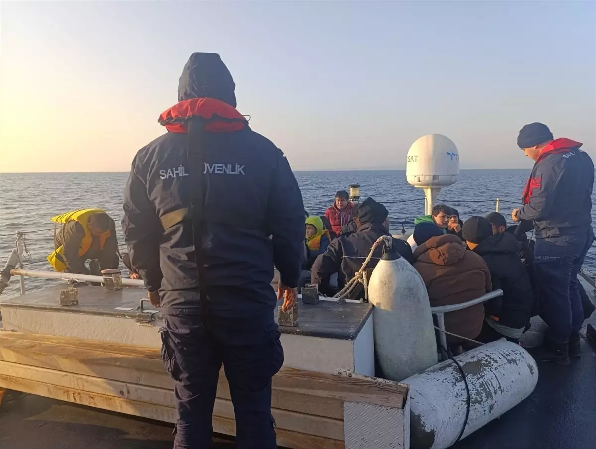 Ege’de 33 Düzensiz Göçmen Yakalandı