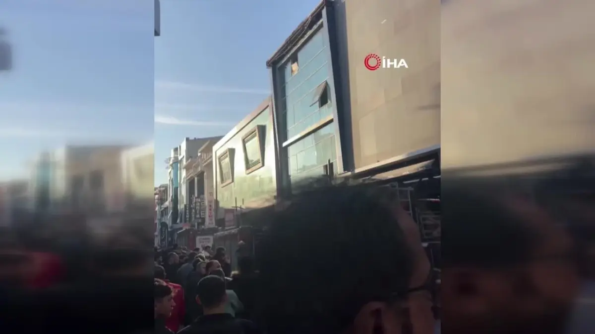 Güngören’de bina çökmesi: 1 işçi hastaneye kaldırıldı