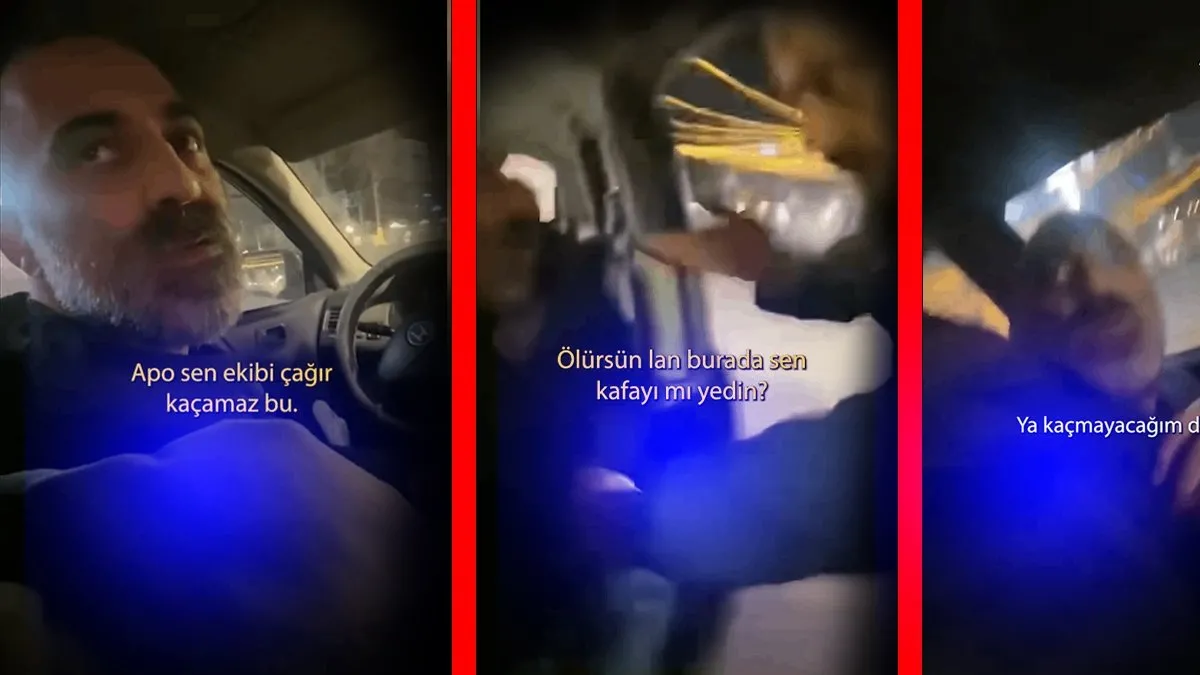 Ankara’da Martı TAG sürücüsü taksiciler tarafından darp edildi: “Ölürsün lan burada, sen kafayı mı yedin?”