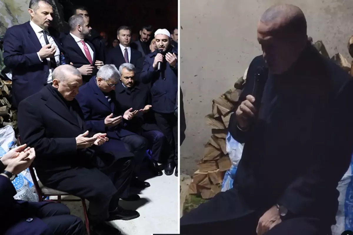 Cumhurbaşkanı Erdoğan komşusunun taziyesinde Kur’an-ı Kerim okudu