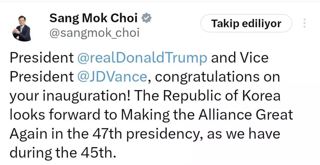 Japonya ve Kore’den Trump’a Tebrik