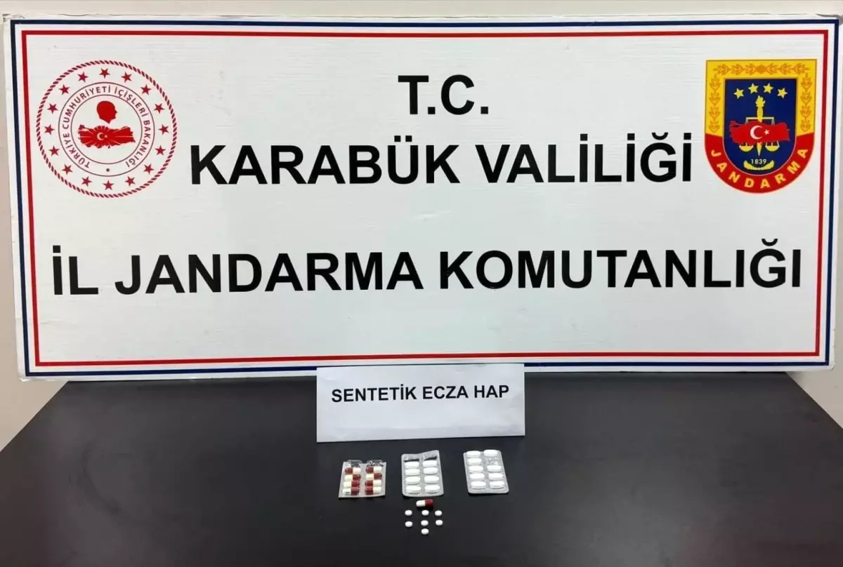 Karabük’te Sentetik Ecza Hap Yakalandı