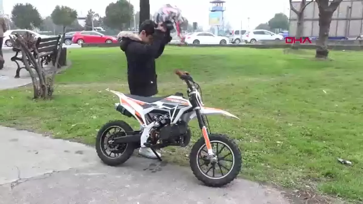 10 Yaşındaki Yusuf Eymen’in Motosiklet Tutkusu
