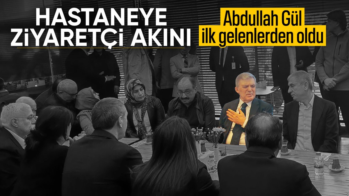 Abdullah Gül, Sırrı Süreyya Önder’in tedavi gördüğü hastaneyi ziyaret etti